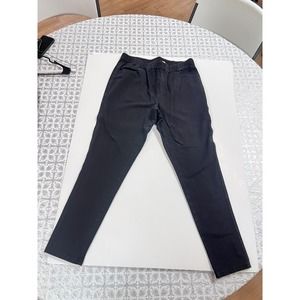 d&Co Elastic Waist Casual Pants Black Women‎ Size 14